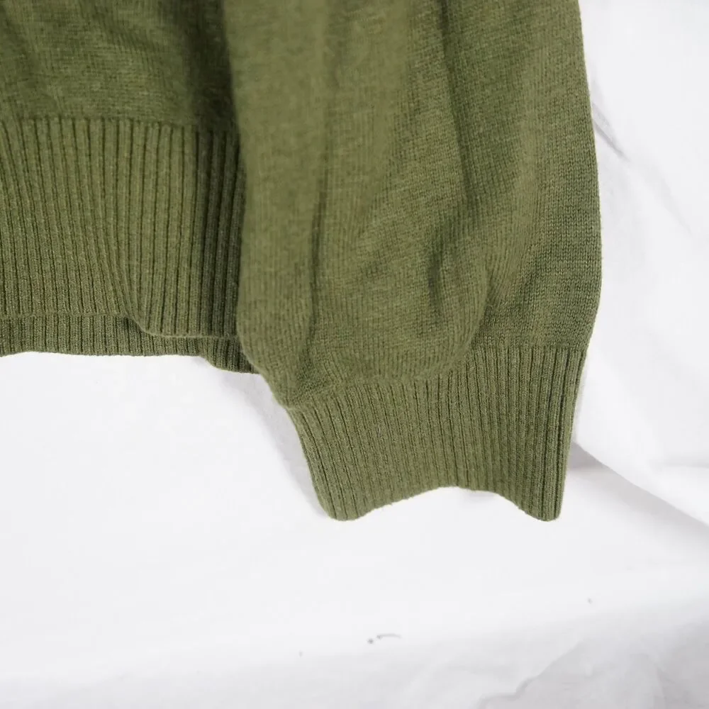 Apple Inc. Lands' End Sweater Green Embroidered Logo XL See Photos